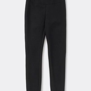 Womens Ponte Wonder Legging, Black- Size L
